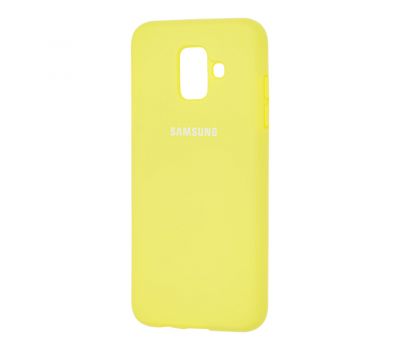 Чохол для Samsung Galaxy A6 2018 (A600) Silicone Full лимонний 496579
