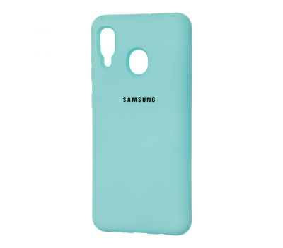 Чохол для Samsung Galaxy A20 / A30 Silicone Full бірюзовий 496458