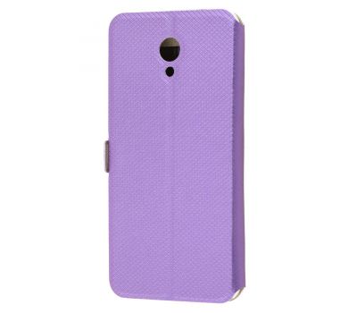 Чохол книжка Meizu M5 Note Modern Style з вікном фіолетовий 497793