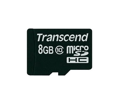 Карта памяти micro Transcend 8 Gb class 10