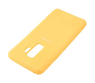 Чохол для Samsung Galaxy S9+ (G965) Silky Soft Touch "лимонний" 505191