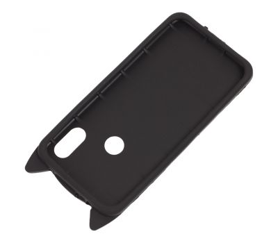 3D чохол для Xiaomi Redmi Note 6 Pro кіт чорний 506649