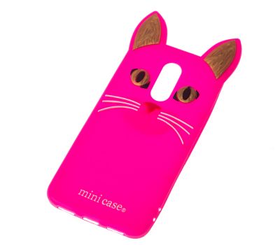 3D чохол для Xiaomi Redmi 5 Plus кіт mini рожевий 506619