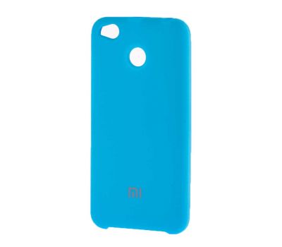 Чохол для Xiaomi Redmi 4x Silicone case блакитний