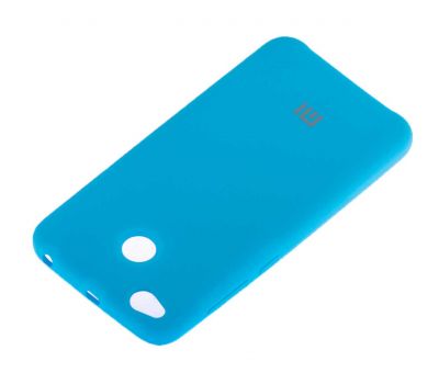 Чохол для Xiaomi Redmi 4x Silicone case блакитний 510624