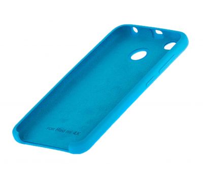 Чохол для Xiaomi Redmi 4x Silicone case блакитний 510625