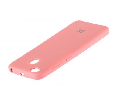Чохол для Xiaomi Redmi 4x Silicone case рожевий 510630