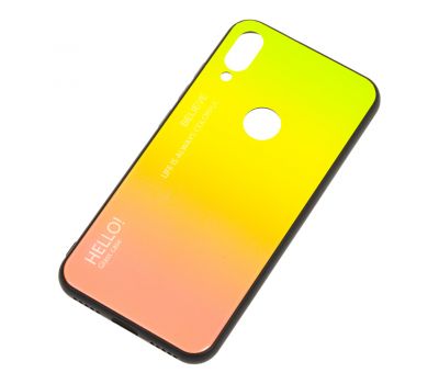 Чохол для Xiaomi Mi Play Hello glass рожевий 514015