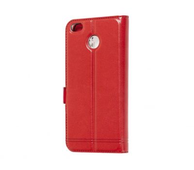 Чохол книжка для Xiaomi Redmi 4x Momax із двома вікнами червоний 514866