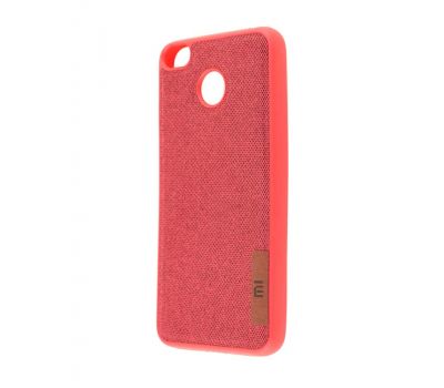 Чохол для Xiaomi Redmi 4X Label Case Textile червоний