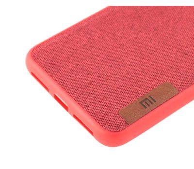 Чохол для Xiaomi Redmi 4X Label Case Textile червоний 514773