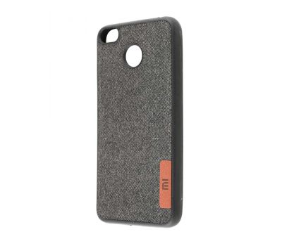 Чохол для Xiaomi Redmi 4X Label Case Textile чорний