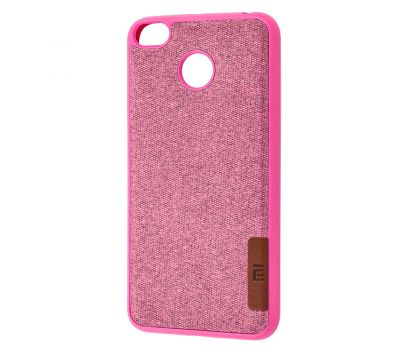 Чохол для Xiaomi Redmi 4X Label Case Textile рожевий