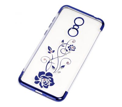 Чохол для Xiaomi Redmi 5 Plus kingxbar diamond flower синій 515804