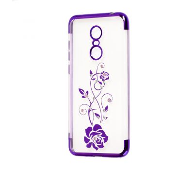 Чохол для Xiaomi Redmi 5 Plus kingxbar diamond flower фіолетовий