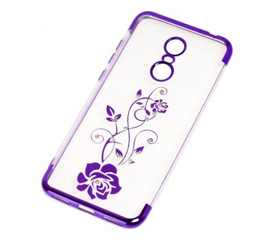 Чохол для Xiaomi Redmi 5 Plus kingxbar diamond flower фіолетовий 515807