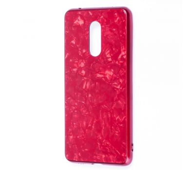Чохол для Xiaomi Redmi 5 Jelly мармур червоний