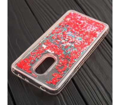 Чохол для Xiaomi Redmi 5 Pepper блискітки вода червоний "губи" 515560