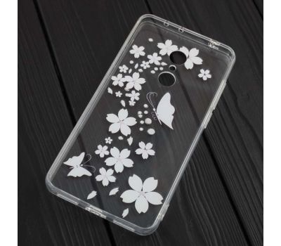 Чохол для Xiaomi Redmi 5 Hojar Diamond червоні метелики 515291