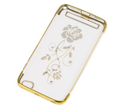 Чохол для Xiaomi Redmi 5a kingxbar diamond flower золотистий 516877