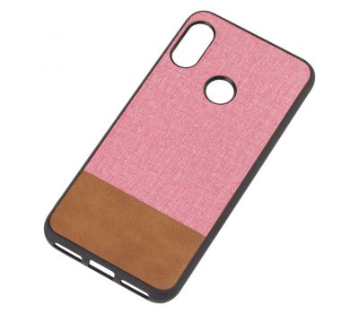 Чохол для Xiaomi Redmi 6 Pro / Mi A2 Lite Hard Textile рожево-коричневий 518350