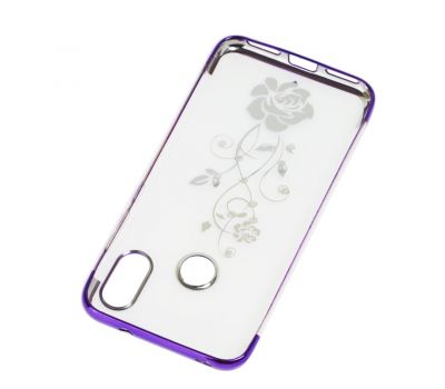 Чохол для Xiaomi Redmi 6 Pro / Mi A2 Lite kingxbar diamond flower фіолетовий 518408