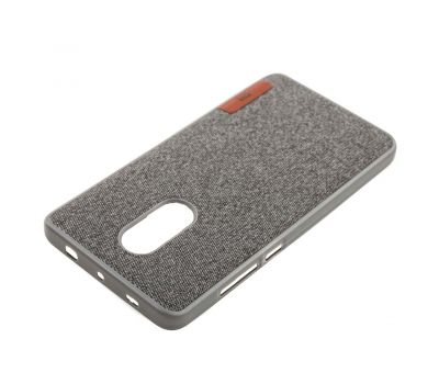 Чохол для Xiaomi Redmi Note 4X Label Case Textile сірий 521945