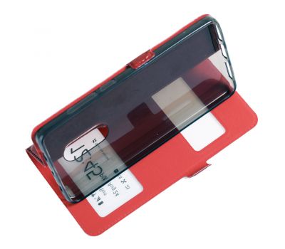 Чохол книжка для Xiaomi Redmi Note 4x Momax із двома вікнами червоний 521973