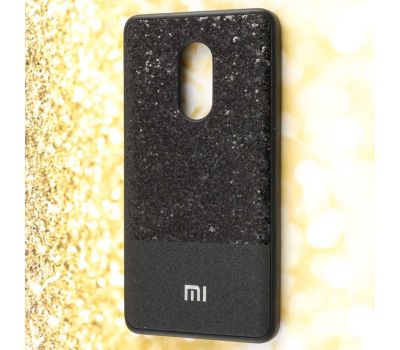 Чохол для Xiaomi Redmi Note 4x / Note 4 Label Case Leather + Shining чорний
