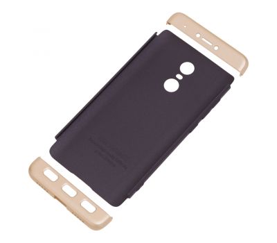 Чохол GKK LikGus для Xiaomi Redmi Note 4x 360 чорно-золотистий 521870