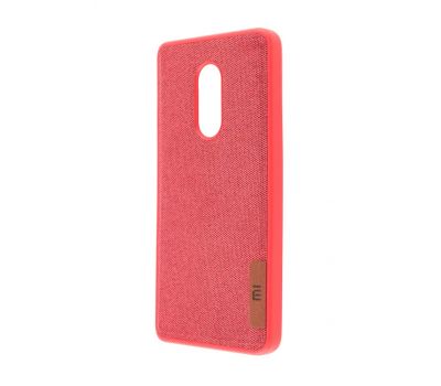 Чохол для Xiaomi Redmi Note 4X Label Case Textile червоний