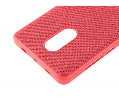 Чохол для Xiaomi Redmi Note 4X Label Case Textile червоний 521938