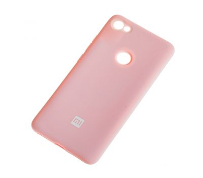 Чохол для Xiaomi Redmi Note 5A Prime Silicone cover рожевий 523703