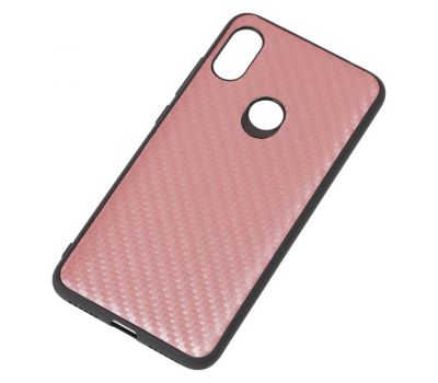 Чохол для Xiaomi Redmi Note 6 Pro hard carbon рожевий 524202
