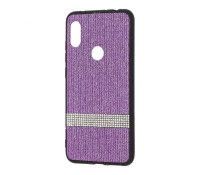Чохол для Xiaomi Redmi Note 6 Pro Swarovski (смуга) фіолетовий