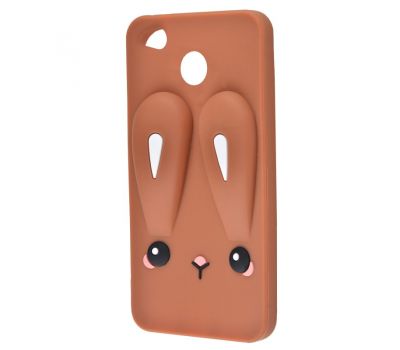 3D чохол для Xiaomi Redmi 4X заєць коричневий