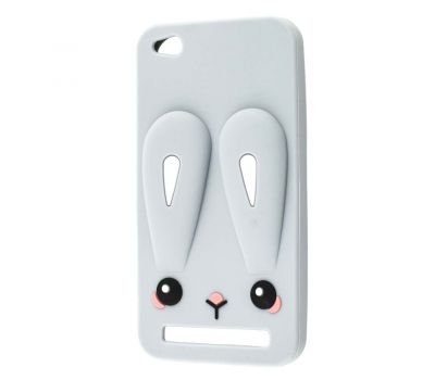 3D чохол для Xiaomi Redmi 5a сірий заєць