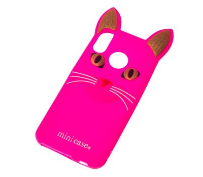 3D чохол для Huawei P Smart Plus кіт mini рожевий 528410