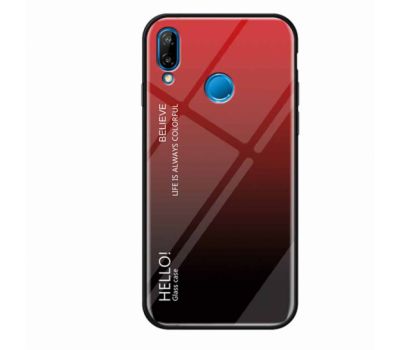 Чохол для Huawei P Smart Plus Hello glass червоний