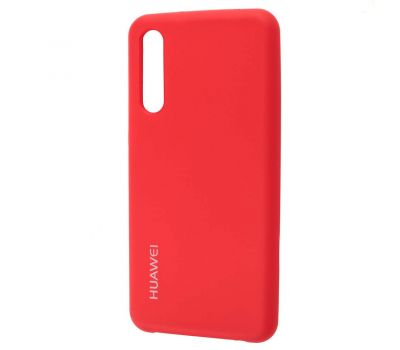 Чохол для Huawei P20 Silky Soft Touch червоний
