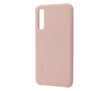 Чохол для Huawei P20 Silky Soft Touch рожевий