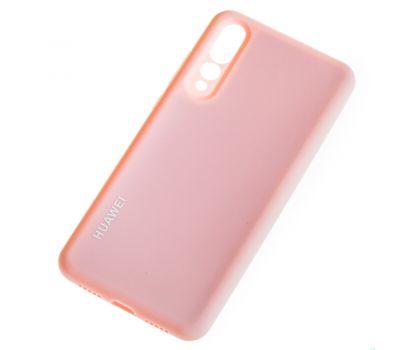 Чохол для Huawei P20 Pro Silicone cover рожевий 532048