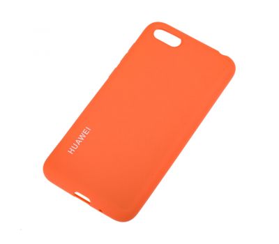 Чохол для Huawei Y5 2018 Silicone cover помаранчевий 532934