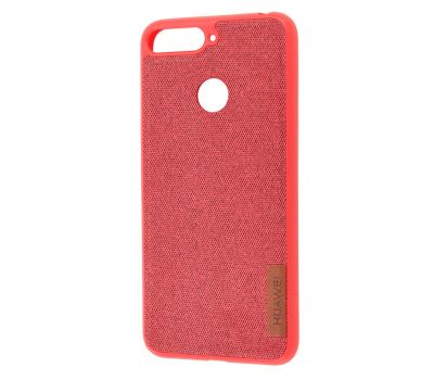Чохол для Huawei Y6 Prime 2018 Label Case Textile червоний