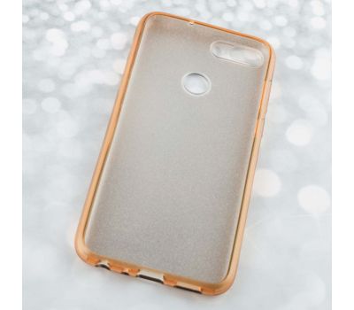 Чохол для Huawei P Smart Glitter із блискітками золотистий 536947