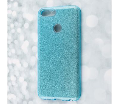Чохол для Huawei P Smart Glitter із блискітками блакитний
