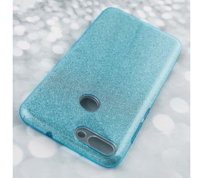 Чохол для Huawei P Smart Glitter із блискітками блакитний 536937