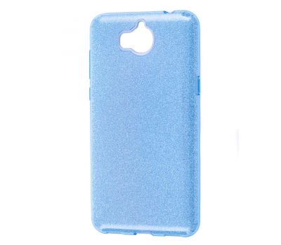 Чохол для Huawei Y5 2017 Shining Glitter Case з блискітками блакитний