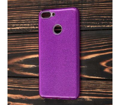 Чохол для Huawei P Smart Glitter з блискітками фіолетовий