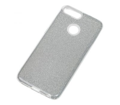 Чохол для Huawei P Smart Glitter з блискітками сріблястий 536960
